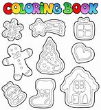 Coloring book gingerbread 1