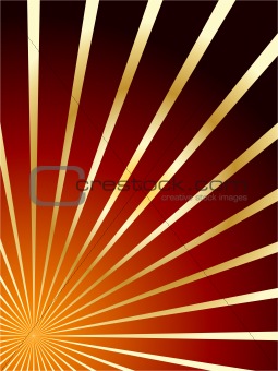red and gold vector abstract background