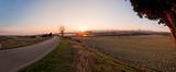 Early morning on countryside in Tuscany