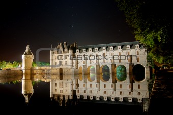 The romantic Chenonceau castle
