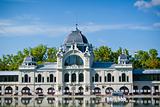 Rink in Budapest in summer