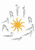 yoga sun salutation