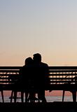 Romantic Couple at Sunset