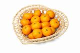 Basket Of Mandarin Oranges
