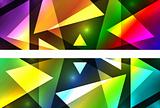Vector rectangle colorful background