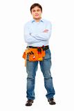 Full length portrait of construction worker
