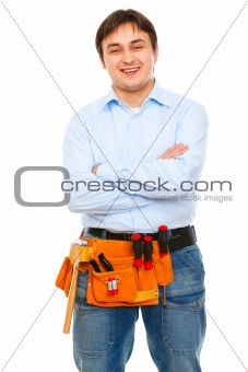 Portrait of smiling construction worker
