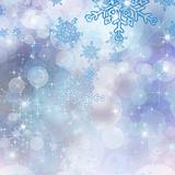 christmas background with beautiful snowflakes 