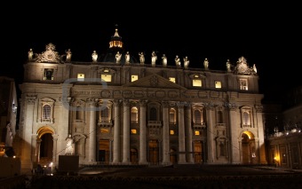 St. Peter's at Night
