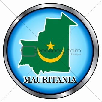 Mauritania Round Button
