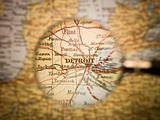 Map of  Detroit