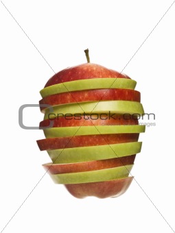 Red and Green apple