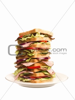 Oversized sandwich