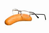 Sausage with glasses