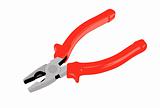 pliers on white background, vector illustration