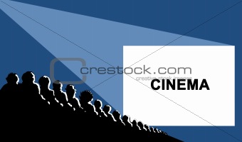 cinema, vector illustration