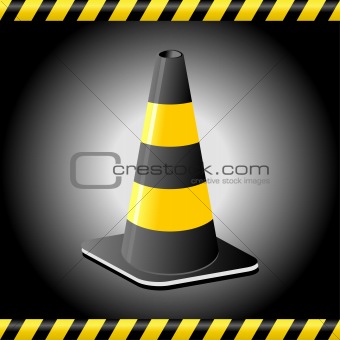 Traffic cone background