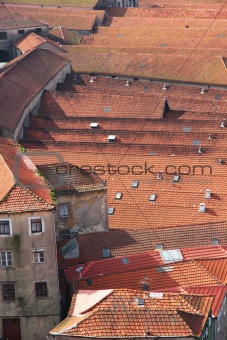 Portugal. Porto city. Roofs 