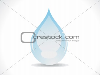 abstract glossy water drop
