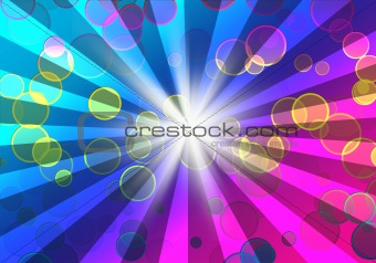 colorful night party background