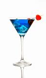 blue rasberry cocktail