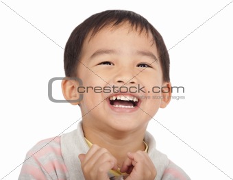 happy asian kid