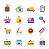 Shopping and website icons