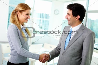 Handshaking associates