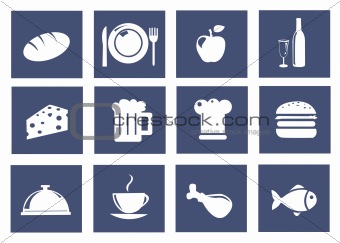 Kitchen and food icons