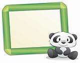 Cartoon Panda with Frame