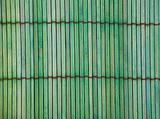 Green bamboo placemat