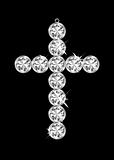 Diamond pendant cross