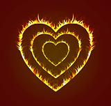 Hearts in fire