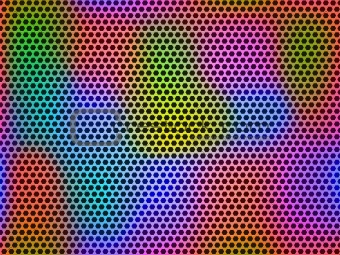Colorful Seamless Metal Texture