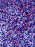 Blue purple bubbles