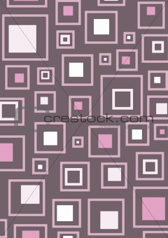 Retro pink squares