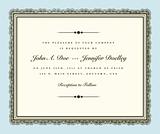 Vector Vintage Couture Wedding Invite Frame