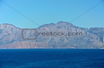 Cretan coast.