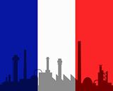 Industry and flag of France