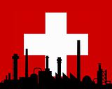 Industry and flag of Switzerland