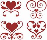 Ornamental hearts