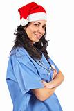Female doctor christmas