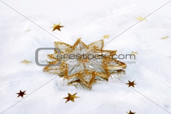 gold snowflake- christmas decoration