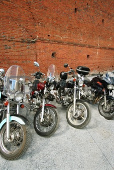 four motorcycles