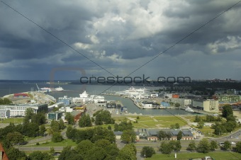 Port of Tallinn. Estonia.