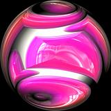 Artistic glass orb