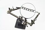 Magnifying glass and chain