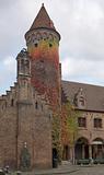 Medieval tower in Brugge