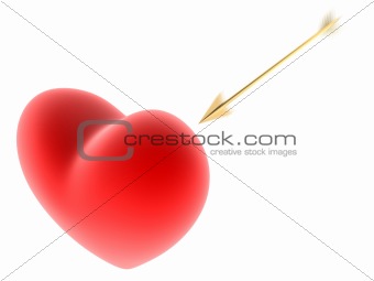 arrow in a heart