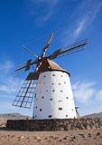 Fuerteventura, Canary Islands, traditional windmill